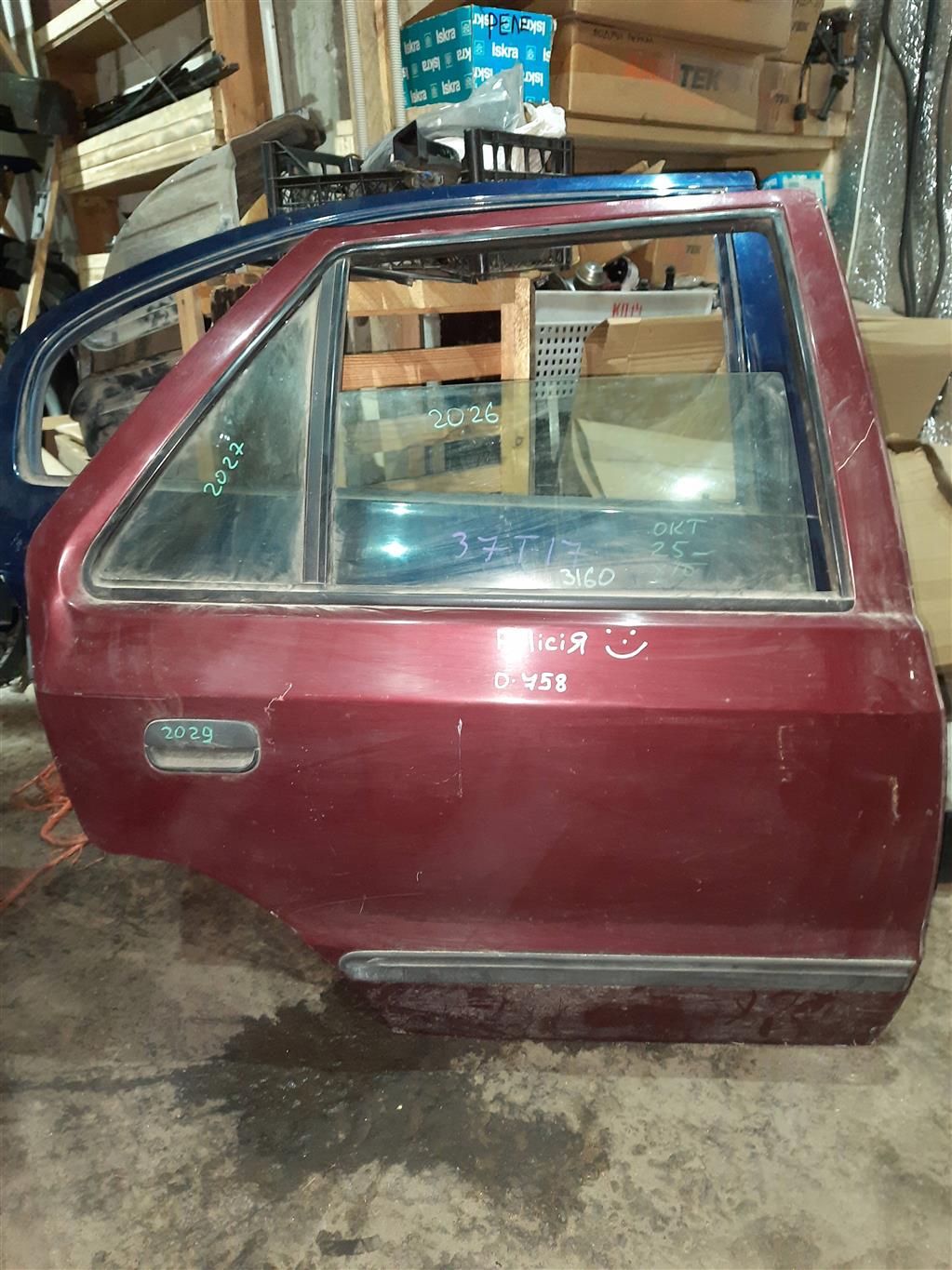 Skoda Felicia 1998-2001 для Дверь задняя правая Skoda Felicia 1998-2001 для Дверь задняя правая