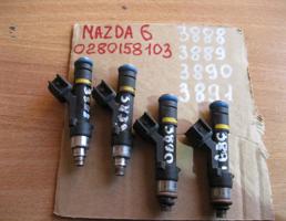Форсунка инжекторная электрическая для Mazda Mazda 6 (GG) 2002-2007  запчасти бу