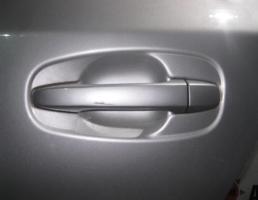 Ручка двери задней наружная левая для Toyota Avensis III 2009-2011  запчасти бу