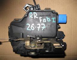 Замок двери задней правой для Skoda Fabia 1999-2006  запчасти бу